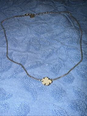 Kendra Scott Gold Cream Moonstone Pendant Necklace
